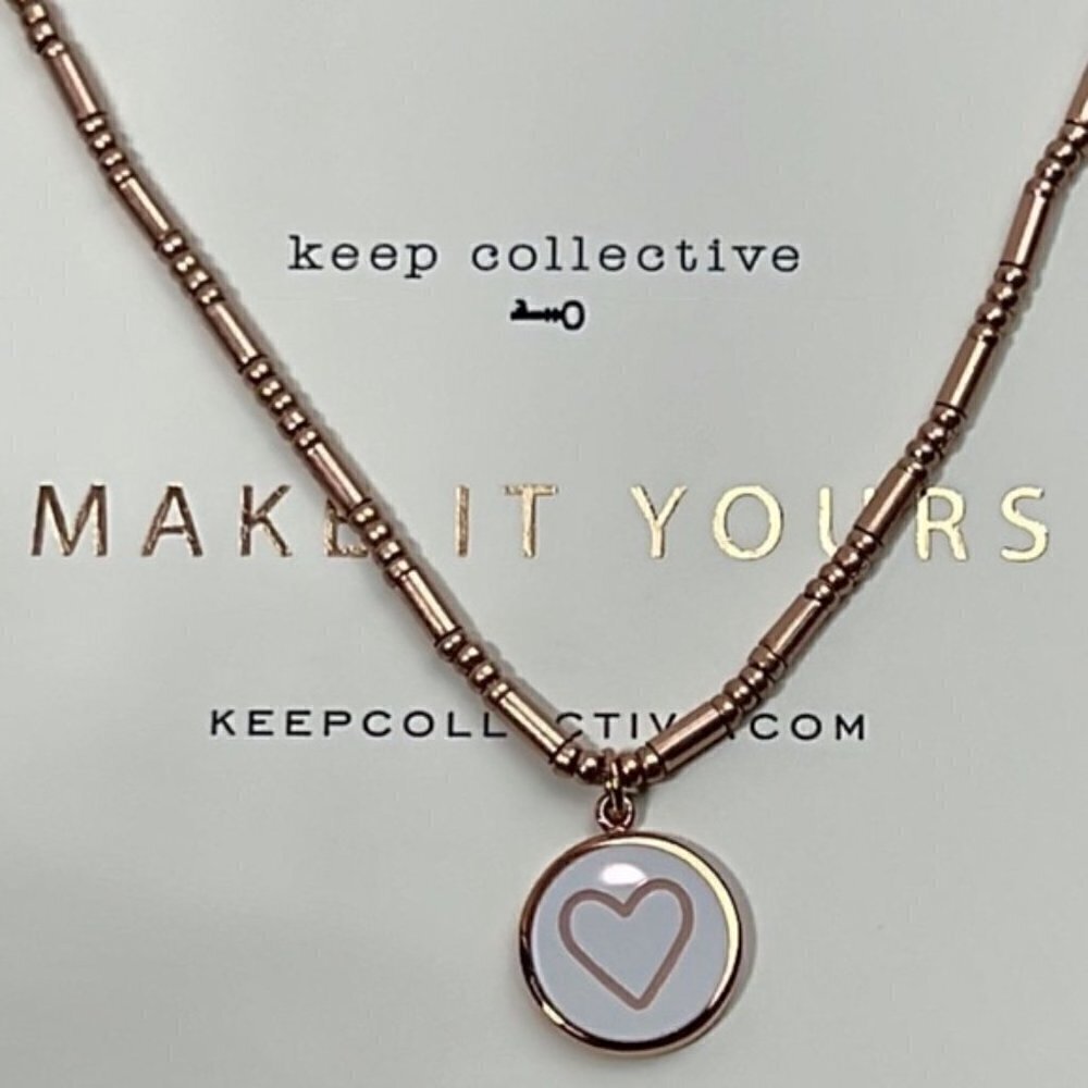 STELLA & DOT Collective Enamel Disc Pulley Bracelet Cream/Rose Gold NWT